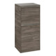 V&B Seitenschrank Subway 3.0 40x86x36,2cm, Sch R/Griff Alu gl, st. Oa-1