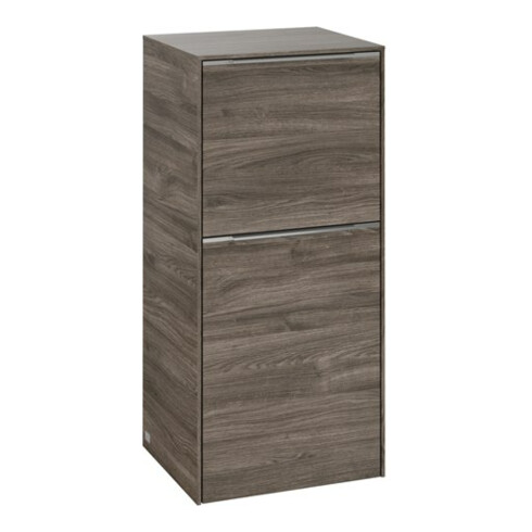 V&B Seitenschrank Subway 3.0 40x86x36,2cm, Sch R/Griff Alu gl, st. Oa