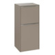 V&B Seitenschrank Subway 3.0 40x86x36,2cm, Scha L/Griff Alu gl, taupe-1