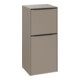 V&B Seitenschrank Subway 3.0 40x86x36,2cm, Scha L/Griff volc bla, Tau-1