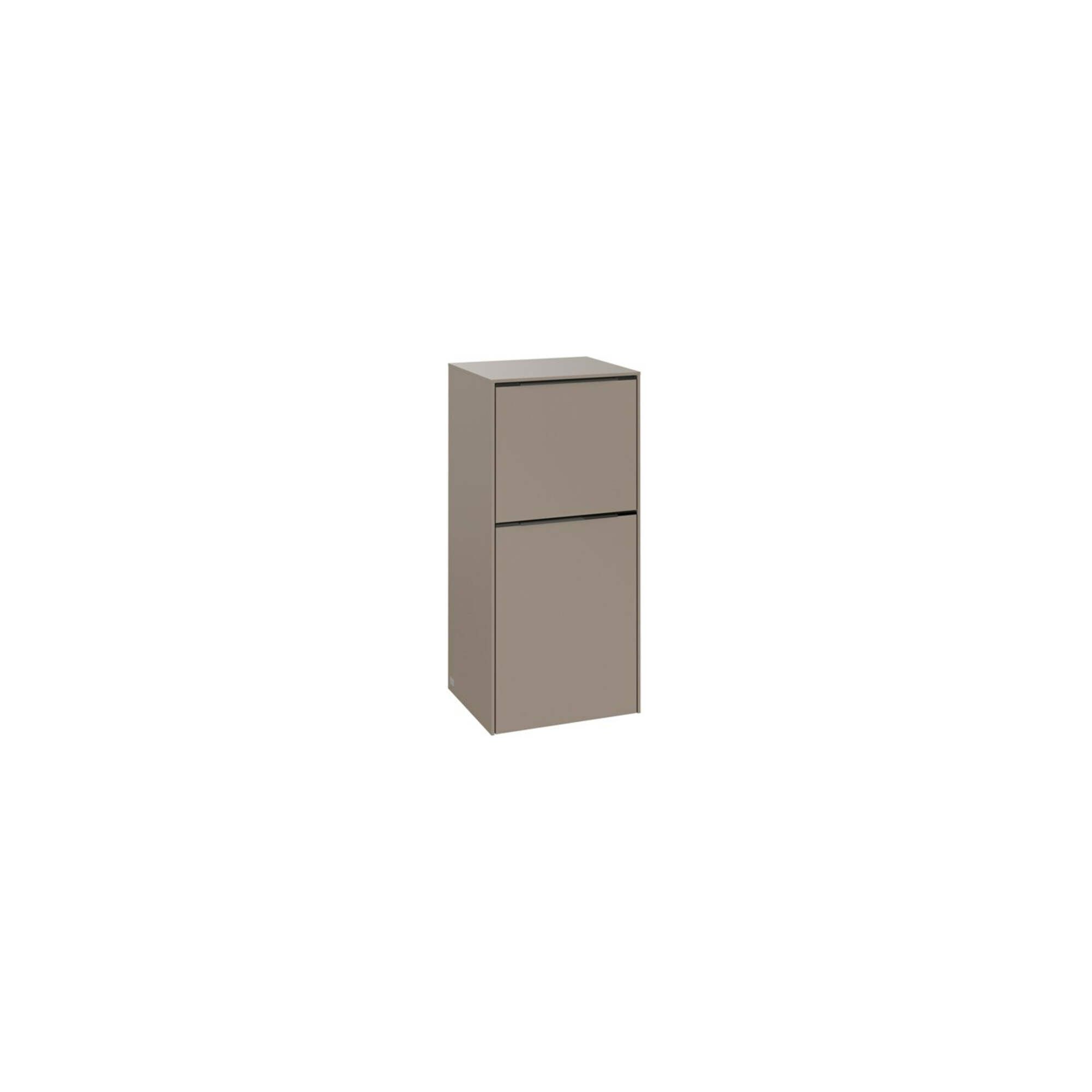 V&B Seitenschrank Subway 3.0 40x86x36,2cm, Scha R/Griff monochr, Tau ; Villeroy & Boch