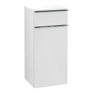 V&B Seitenschrank Venticello 40,4x86,6x37,2cm, li, Gr. chr, glo white