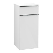 V&B Seitenschrank Venticello 40,4x86,6x37,2cm, li, Gr. chr, glo white