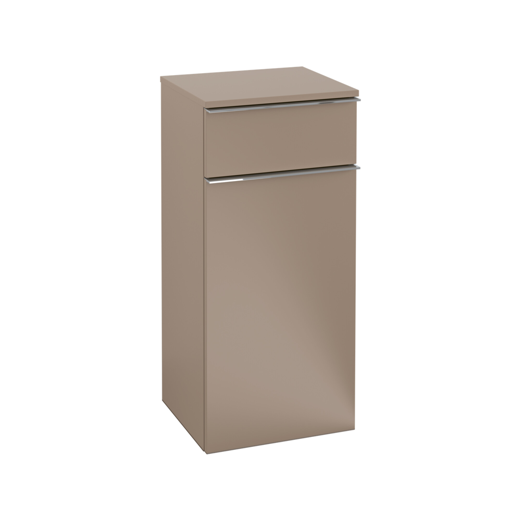 V&B Seitenschrank Venticello 40,4x86,6x37,2cm, li, Gr. chr, volc bla ; Villeroy & Boch