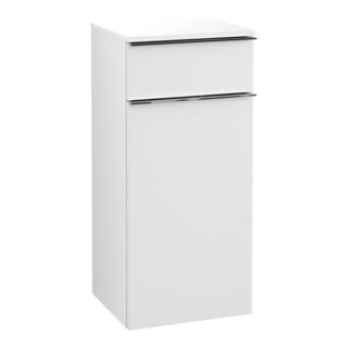 V&B Seitenschrank Venticello 40,4x86,6x37,2cm, li, Gr. chr, wh. matt
