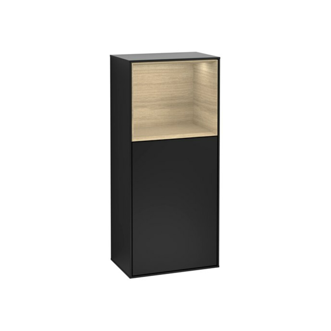 V&B Seitenschrank Wandbeleuchtung Finion 41,8x93,6cm, l, Reg ob Oa ven, bla m Lac