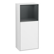 V&B Seitenschrank Wandbeleuchtung Finion 41,8x93,6cm, l, Rg o md b m, glo wh. Lac