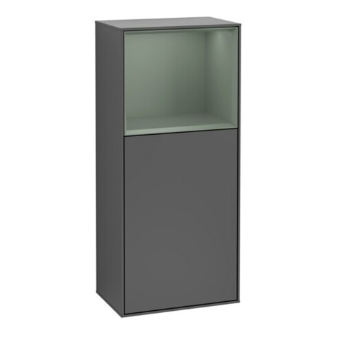 V&B Seitenschrank Wandbeleuchtung Finion 41,8x93,6cm, l, Rg ob Oli. m, Anthrac. m