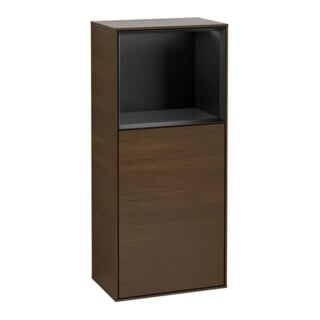 V&B Seitenschrank Wandbeleuchtung Finion 41,8x93,6cm, li, Reg ob bla m, wal ven