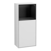 V&B Seitenschrank Wandbeleuchtung Finion 41,8x93,6cm, li, Reg ob bla m, wh. m Lac