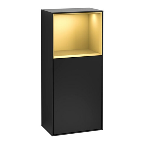 V&B Seitenschrank Wandbeleuchtung Finion 41,8x93,6cm, li, Reg ob gol m, bla m Lac