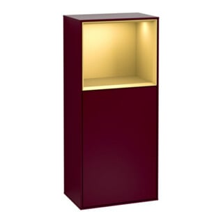 V&B Seitenschrank Wandbeleuchtung Finion 41,8x93,6cm, li, Reg ob gol m, Peo Matt