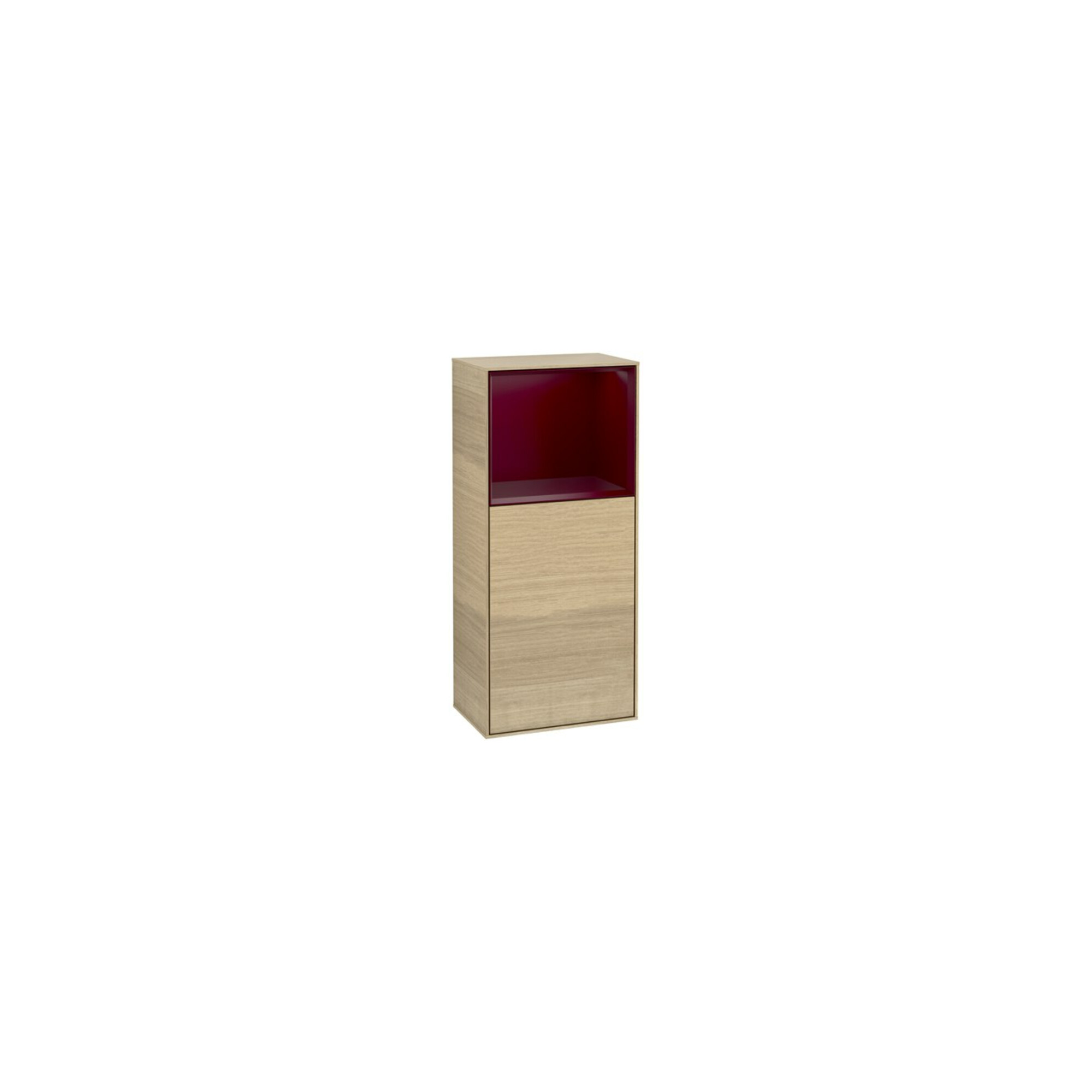 V&B Seitenschrank Wandbeleuchtung Finion 41,8x93,6cm, li, Reg ob Peo m, Oa Veneer ; Villeroy & Boch