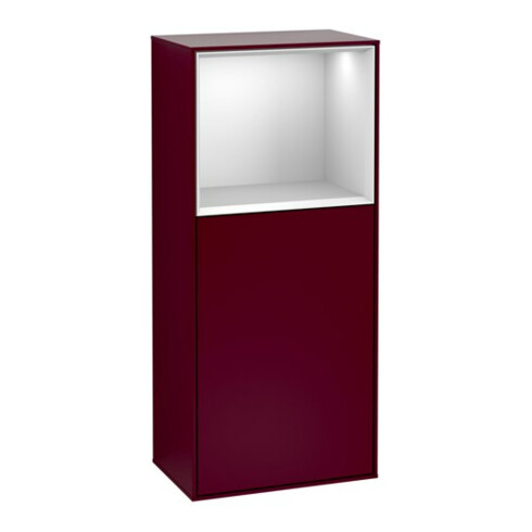 V&B Seitenschrank Wandbeleuchtung Finion 41,8x93,6cm, li, Reg ob wh. m, Peo Matt