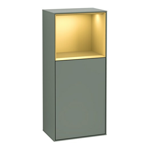V&B Seitenschrank Wandbeleuchtung Finion 41,8x93,6cm, r, Reg ob gol m, Oli. m Lac