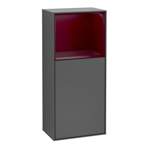 V&B Seitenschrank Wandbeleuchtung Finion 41,8x93,6cm, r, Reg ob Peo m, Anthrac. m