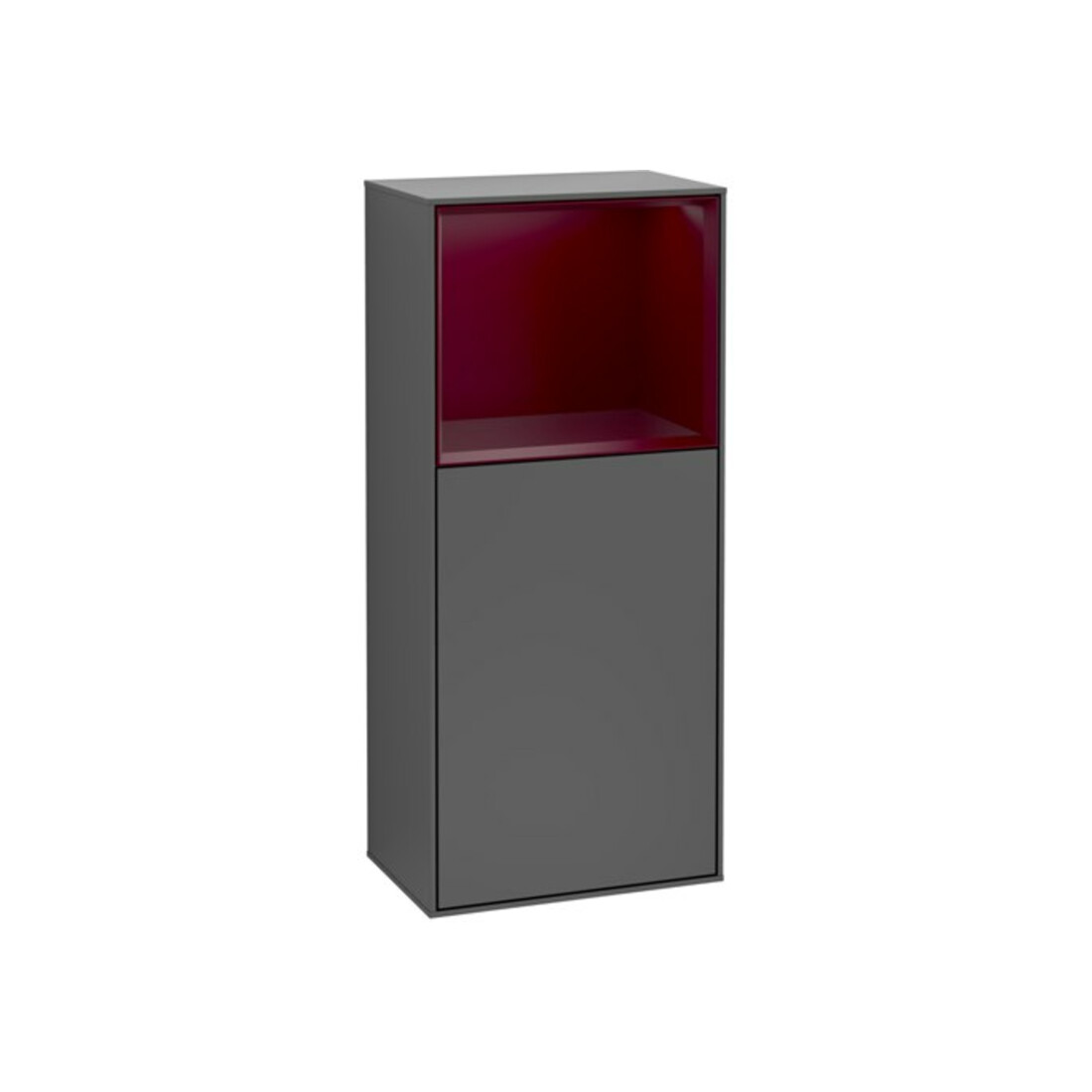 V&B Seitenschrank Wandbeleuchtung Finion 41,8x93,6cm, r, Reg ob Peo m, Anthrac. m