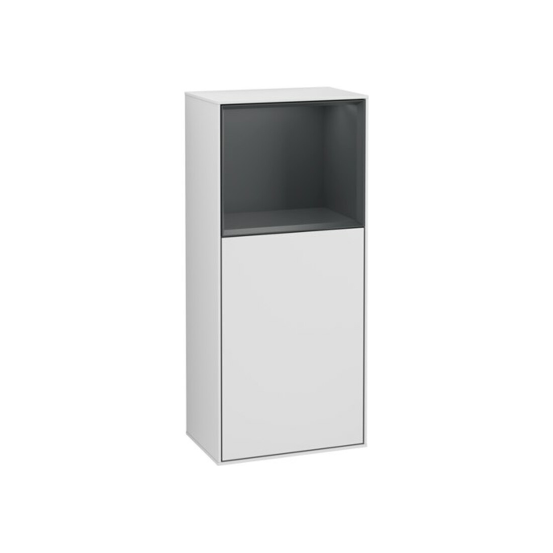 V&B Seitenschrank Wandbeleuchtung Finion 41,8x93,6cm, r, Rg o md bl. m, wh. m Lac