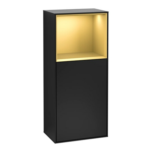 V&B Seitenschrank Wandbeleuchtung Finion 41,8x93,6cm, re, Reg ob gol m, bla m Lac