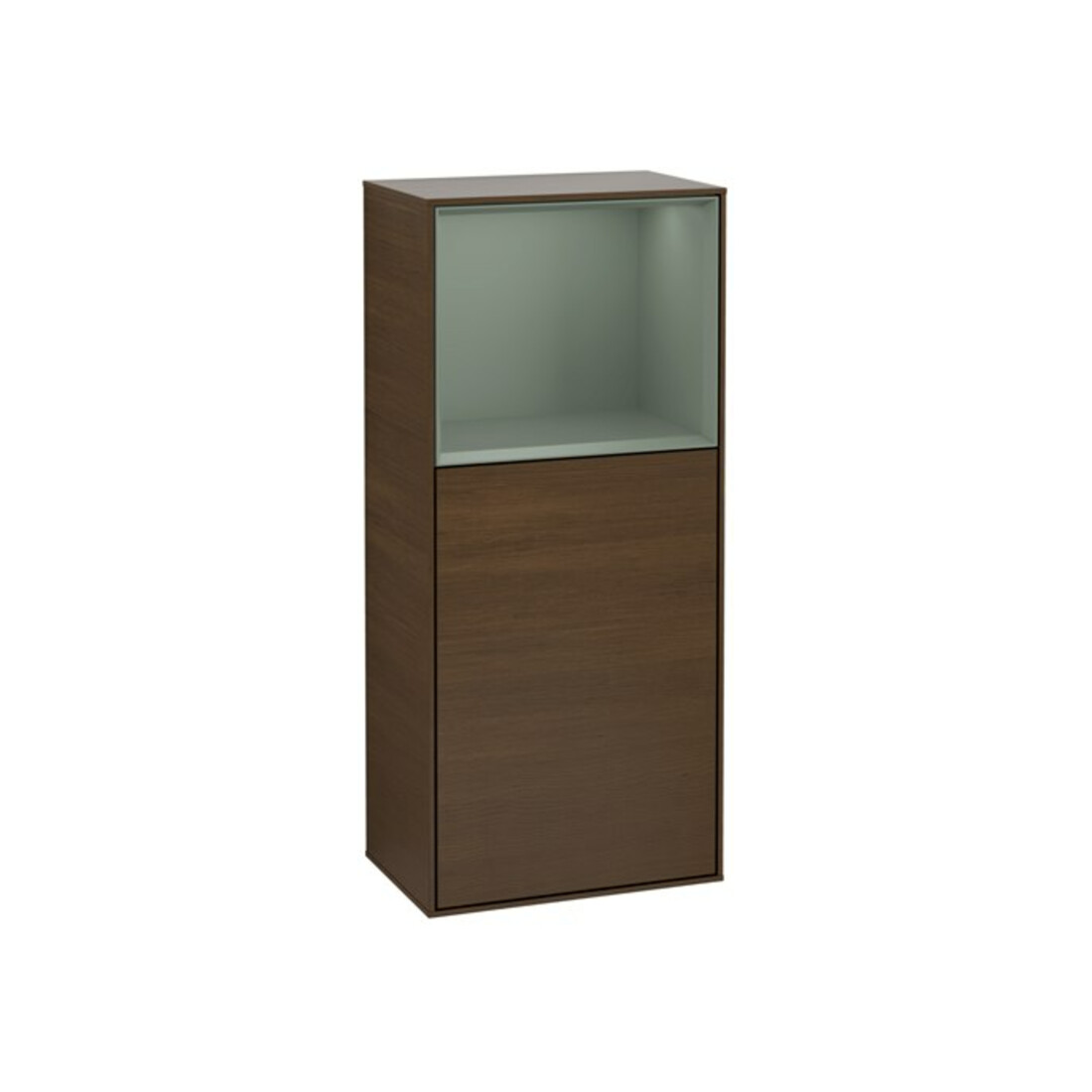 V&B Seitenschrank Wandbeleuchtung Finion 41,8x93,6cm, re, Reg ob Oli. m, wal ven