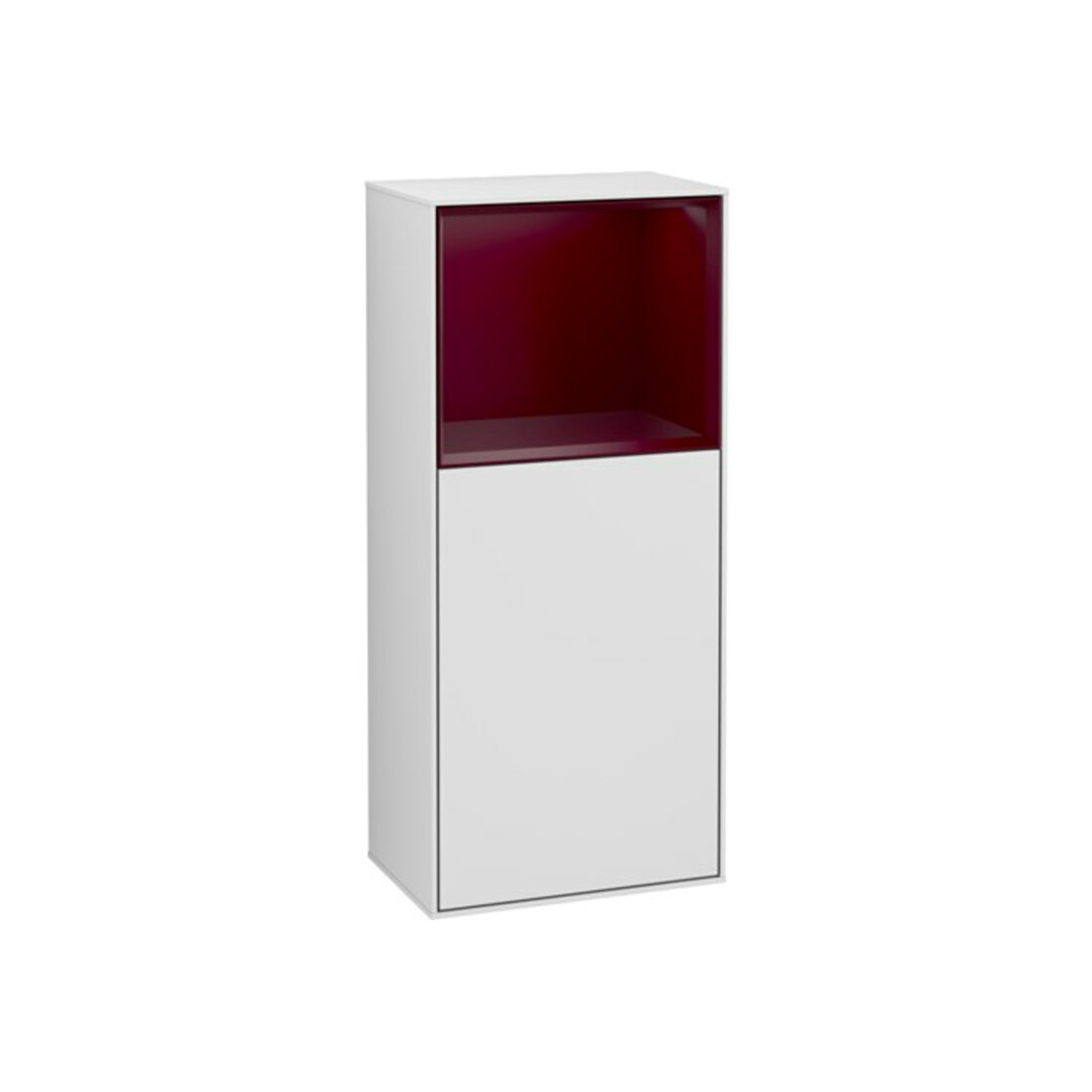 V&B Seitenschrank Wandbeleuchtung Finion 41,8x93,6cm, re, Reg ob Peo m, wh. m Lac