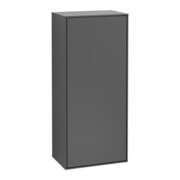 V&B Seitenschrank Wandbeleuchtung Finion 41,8x93,6x27cm, Anschl li, Anthrac. matt