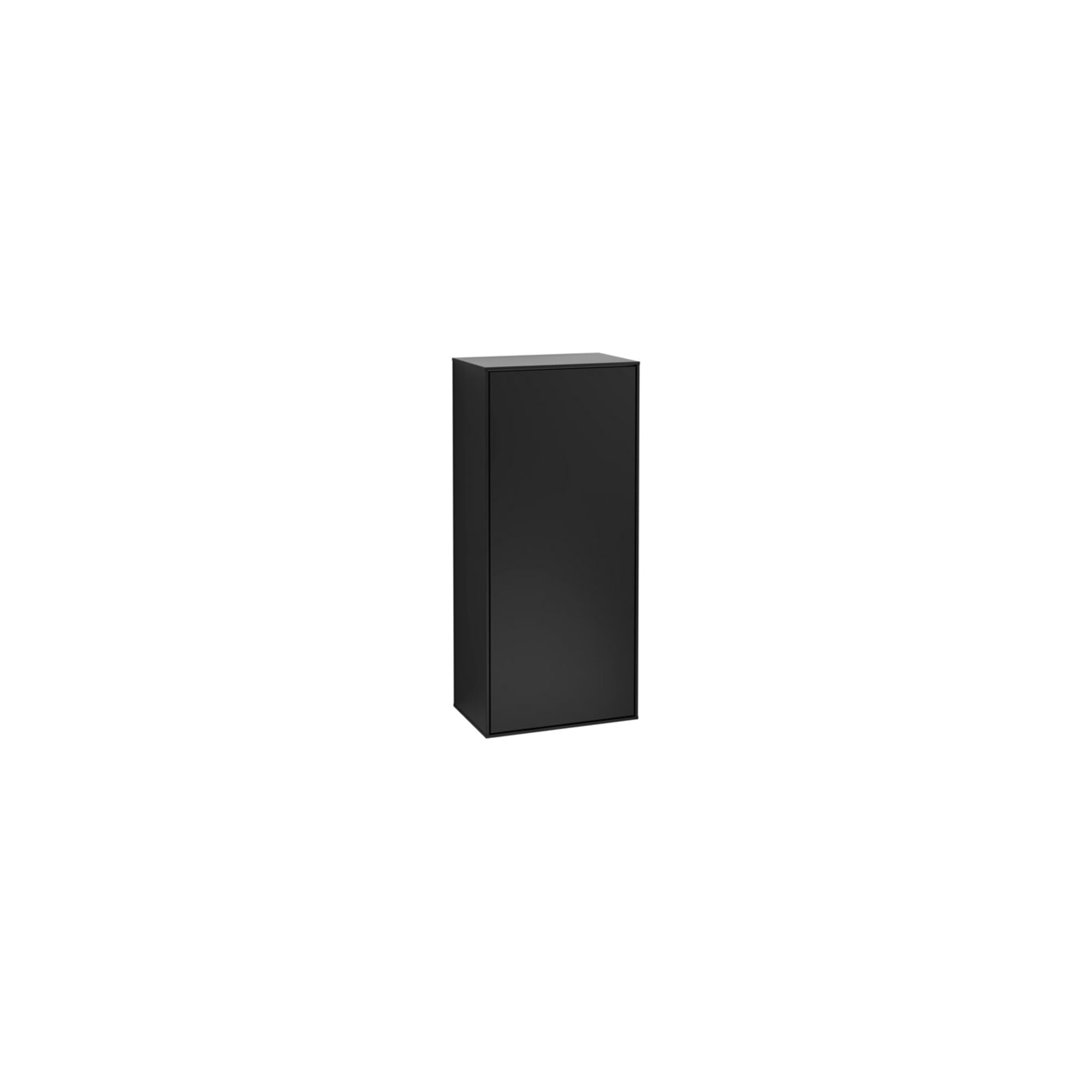 V&B Seitenschrank Wandbeleuchtung Finion 41,8x93,6x27cm, Anschl re, bla m lacquer ; Villeroy & Boch