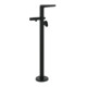V&B Set de montage Antao Mitigeur monocommande baignoire, sur pied, noir mat-1