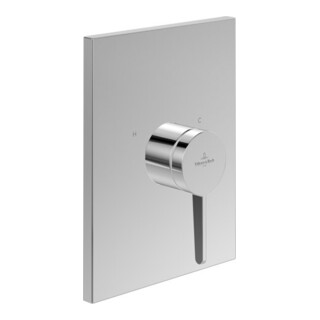 V&B Set de montage complet Conum UP-EHM-Douche, fixation murale, chrome