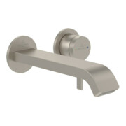 V&B Set de montage complet Dawn Mitigeur lavabo encastré 2 trous, sans vidage, WD, inox brossé bleu