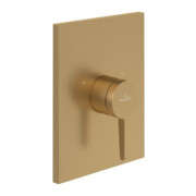 V&B Set de montage Conum UP-EHM-Douche, fixation murale, or brossé