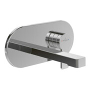 V&B Set de montage prêt Architectura robinet lavabo encastré, avec vidage poussoir, chromé