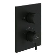 V&B Set de montage prêt Conum UP-Thermostat avec régulation 2 voies, blanc, avec bleu