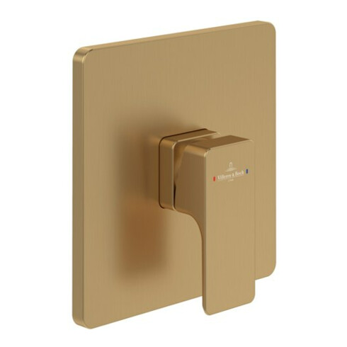 V&B Set de montage Subway 3.0 UP-EHM-Douche, fixation murale, or brossé