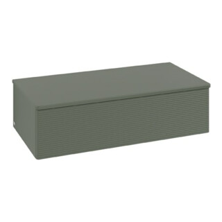 V&B Sideboard mit Frontstruktur Antao 100x26,8x50cm, WBP botti., le gre. m Lac