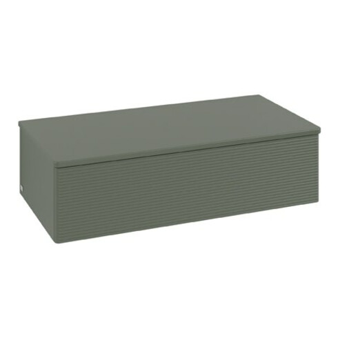 V&B Sideboard mit Frontstruktur Antao 100x26,8x50cm, WBP botti., le gre. m Lac