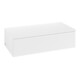 V&B Sideboard mit Frontstruktur Antao 100x26,8x50cm, WBP botti., wh. m Lac-1