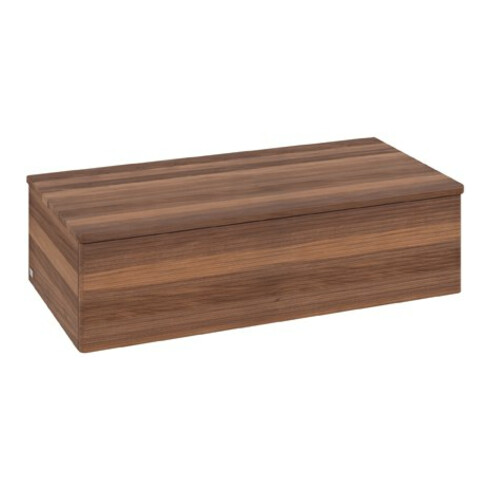 V&B Sideboard mit Frontstruktur Antao 100x26,8x50cm, WBP-farbe botti., w. wal
