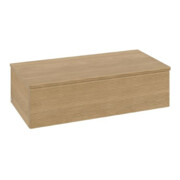 V&B Sideboard mit Frontstruktur Antao 100x26,8x50cm, WBP-farbe w. wal, hon. Oa