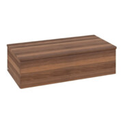 V&B Sideboard mit Frontstruktur Antao 100x26,8x50cm, WBP-farbe w. wal, w. wal