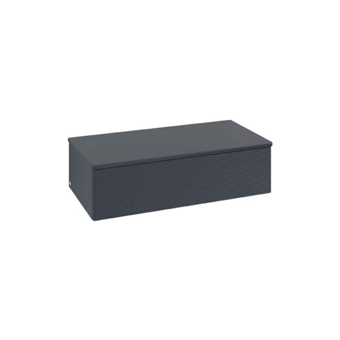 V&B Sideboard mit Frontstruktur Antao 100x26,8x50cm, WBP hon. Oa, md bl. m Lac