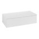 V&B Sideboard mit Frontstruktur Antao 100x26,8x50cm, WBP Lac, glo wh. Lac-1