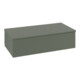 V&B Sideboard mit Frontstruktur Antao 100x26,8x50cm, WBP Lac, lea gre. m Lac-1