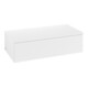 V&B Sideboard mit Frontstruktur Antao 100x26,8x50cm, WBP w. wal, wh. m Lac-1