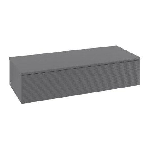 V&B Sideboard mit Frontstruktur Antao 120x26,8x50cm, WBP botti., A m Lac