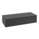 V&B Sideboard mit Frontstruktur Antao 120x26,8x50cm, WBP-farbe Lac, bla m Lac-1