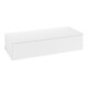 V&B Sideboard mit Frontstruktur Antao 120x26,8x50cm, WBP hon. Oa, wh. m Lac-1