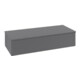 V&B Sideboard mit Frontstruktur Antao 120x26,8x50cm, WBP Lac, Anthrac. m Lac-1