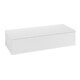 V&B Sideboard mit Frontstruktur Antao 120x26,8x50cm, WBP Lac, glo wh. Lac-1