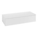 V&B Sideboard mit Frontstruktur Antao 120x26,8x50cm, WBP w. wal, glo wh. Lac-1